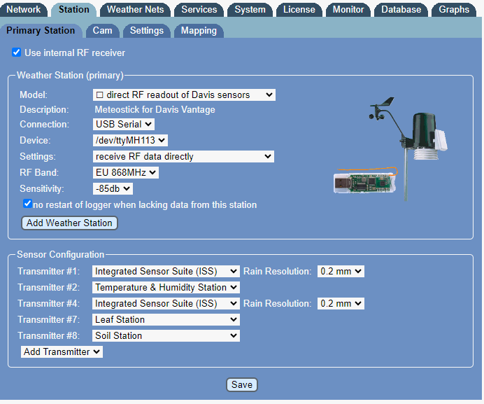 Meteobridge Pro (rote Front)