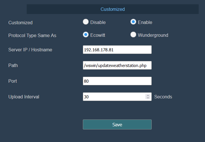Eigener Webserver